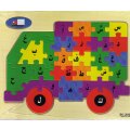 Kinder Lernpuzzle "Arabisches Alphabet" (LKW Motiv)