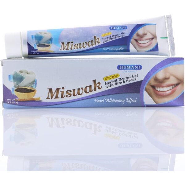 Hemani Miswak Zahnpasta (mit Schwarzkümmel) 100g